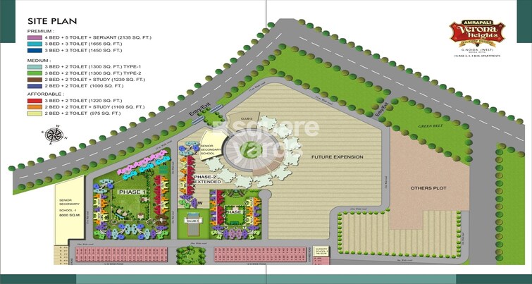 Amrapali Verona Heights Master Plan Image