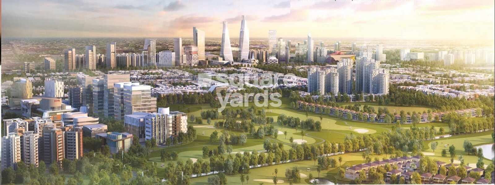 Ansal API Sushant Megapolis Aastha Pride Tower View