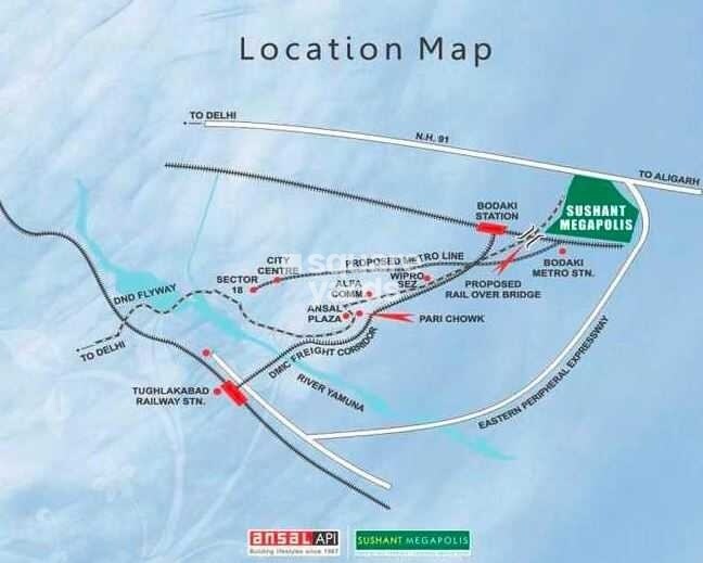 Ansal API Sushant Megapolis Paradise Crystal