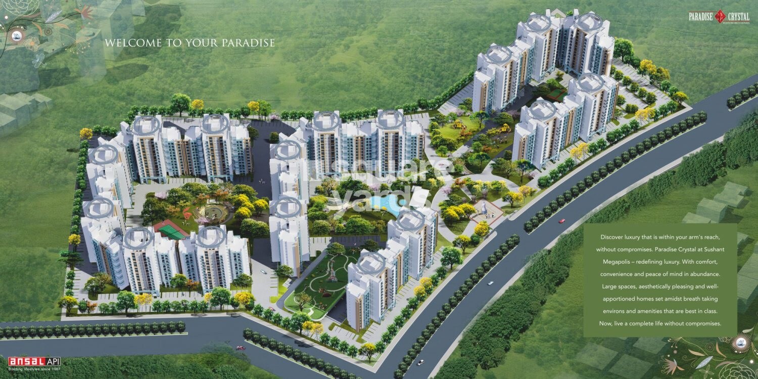 Ansal API Sushant Megapolis Paradise Crystal