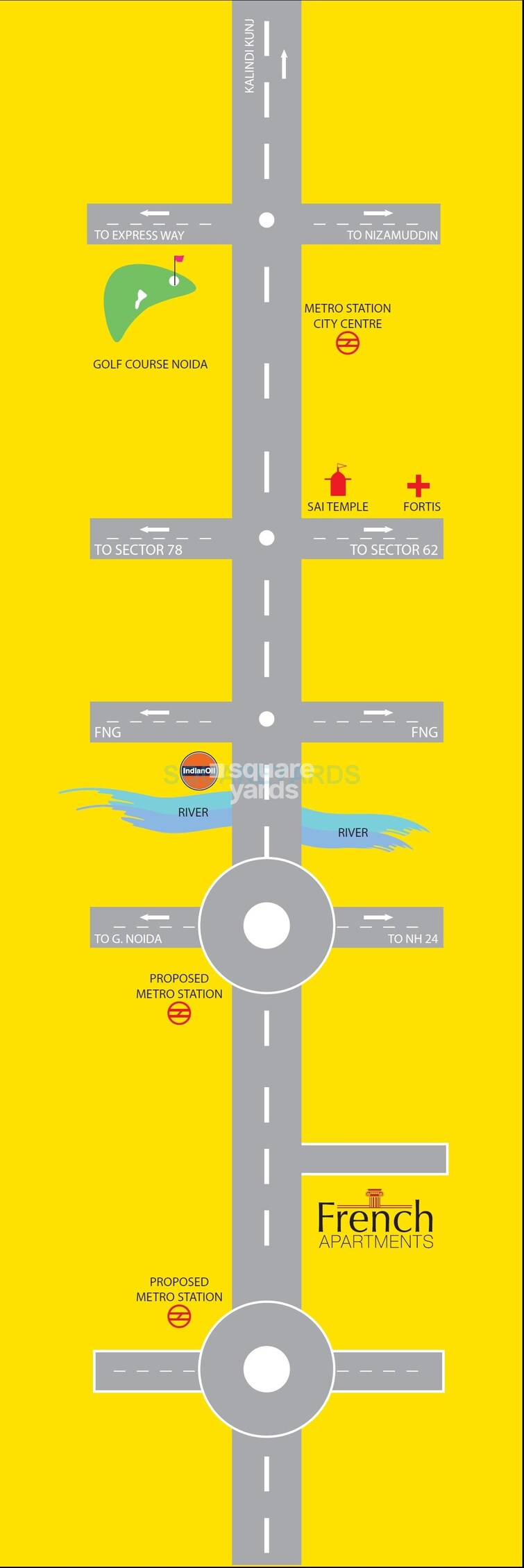 Anthem French Apartment Location Image