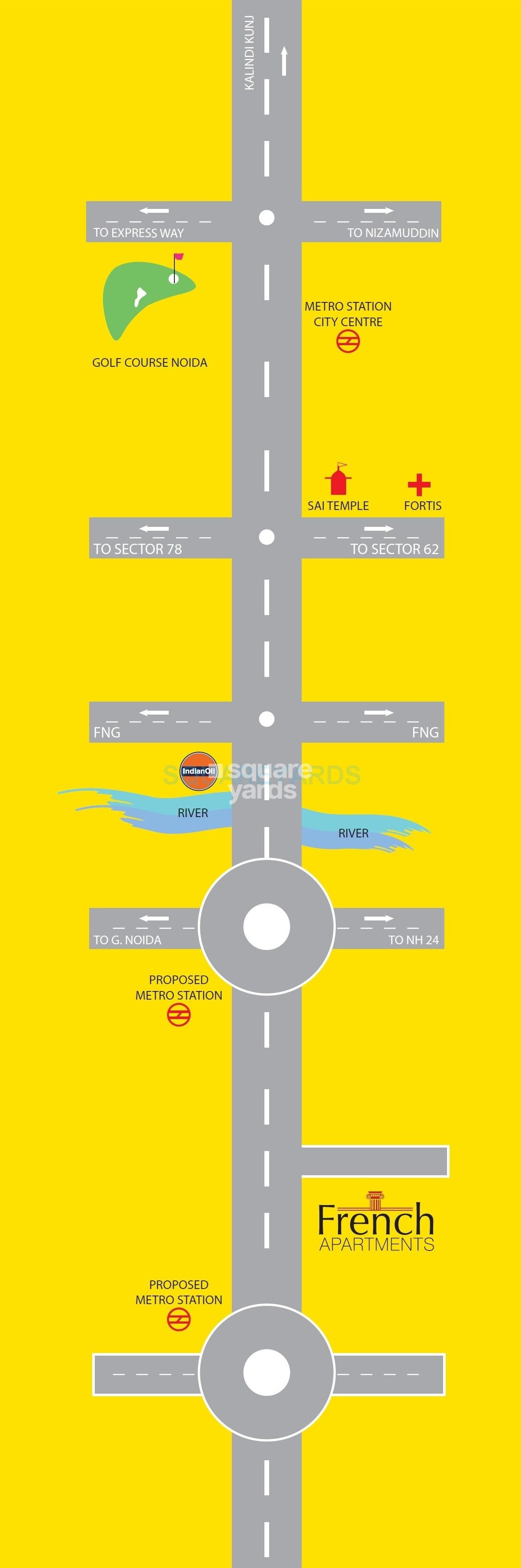 Anthem French Apartments Location Image