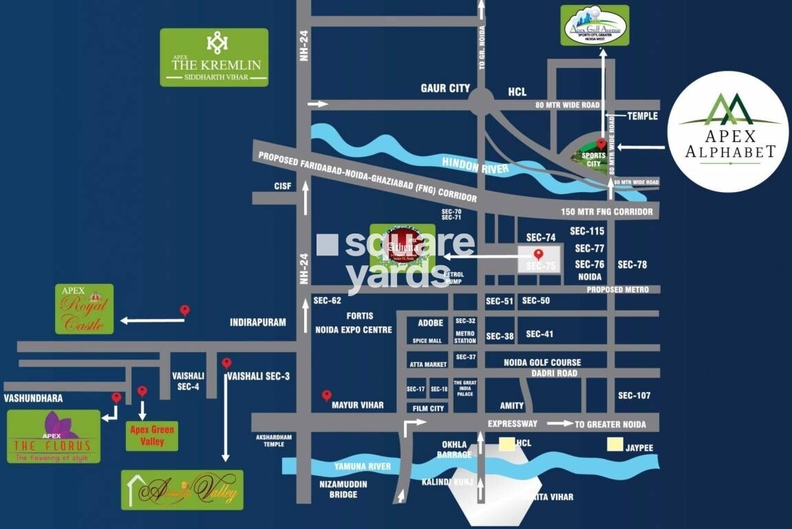 Apex Alphabet Location Image