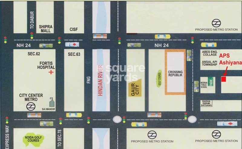 APS Ashiyana Location Image