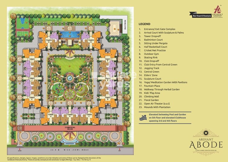 Arihant Abode Master Plan Image