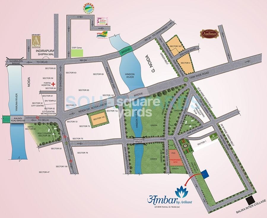 Arihant Ambar Location Image