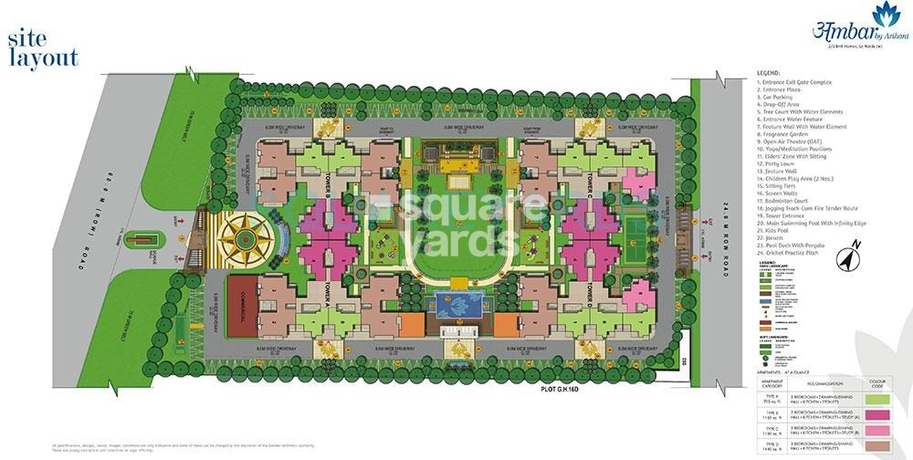 Arihant Amber Master Plan Image