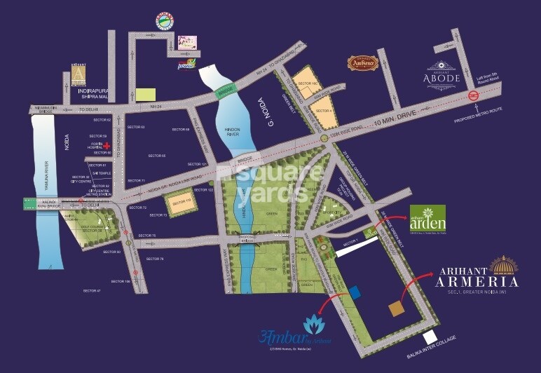 Arihant Armeria Location Image