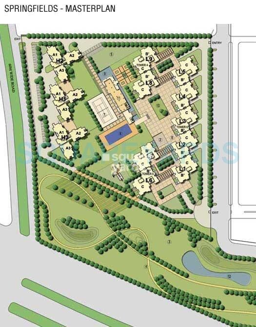 assotech-springfields_an aerial view of a garden of flowers