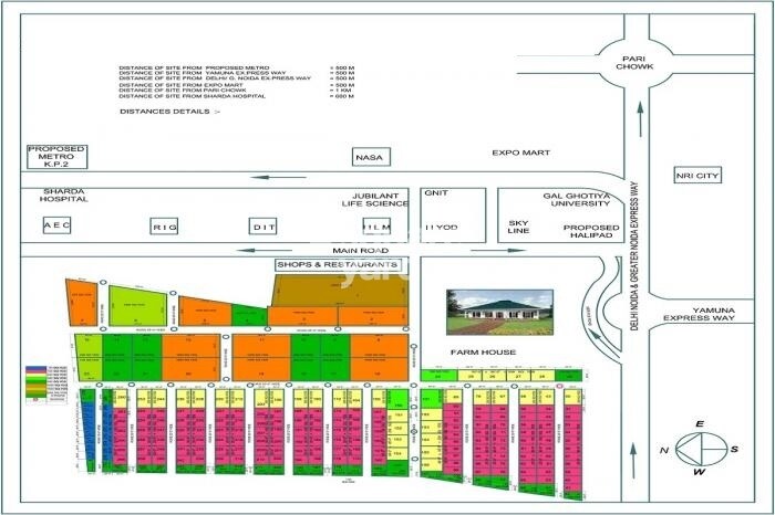 Babaji Wave Homes Master Plan Image