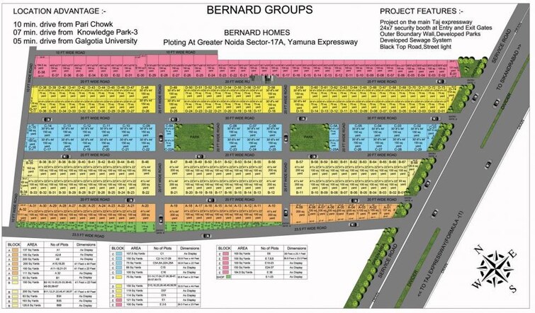 Bernard Homes Master Plan Image