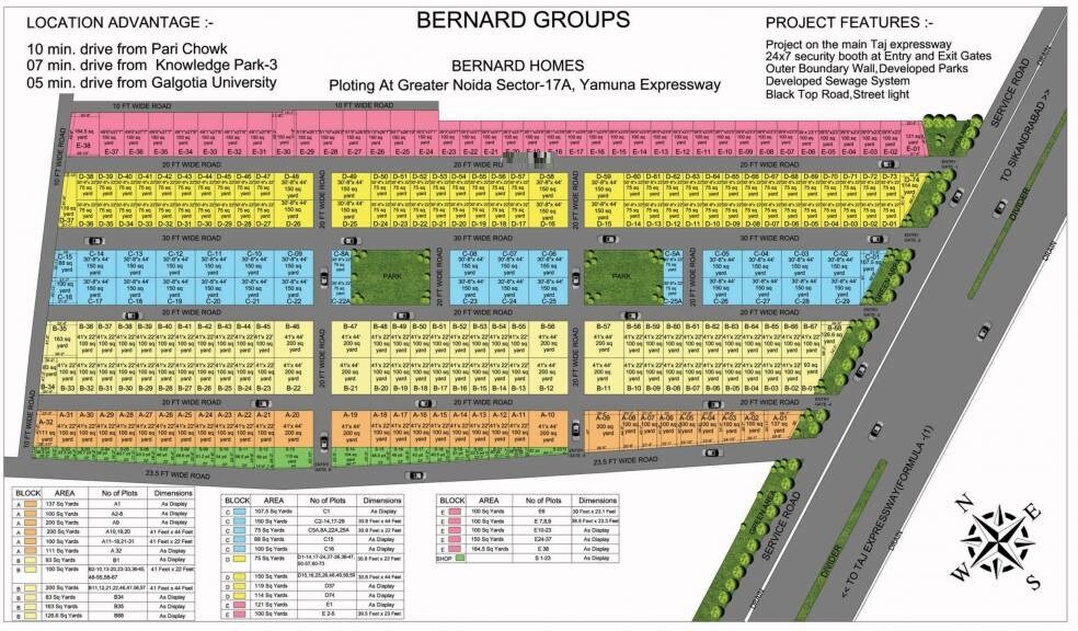 Bernard Homes Master Plan Image