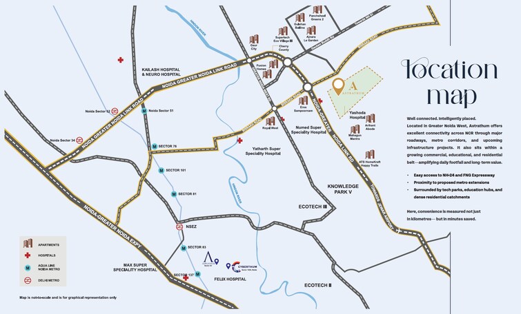 Bhutani Astrathum Location Image