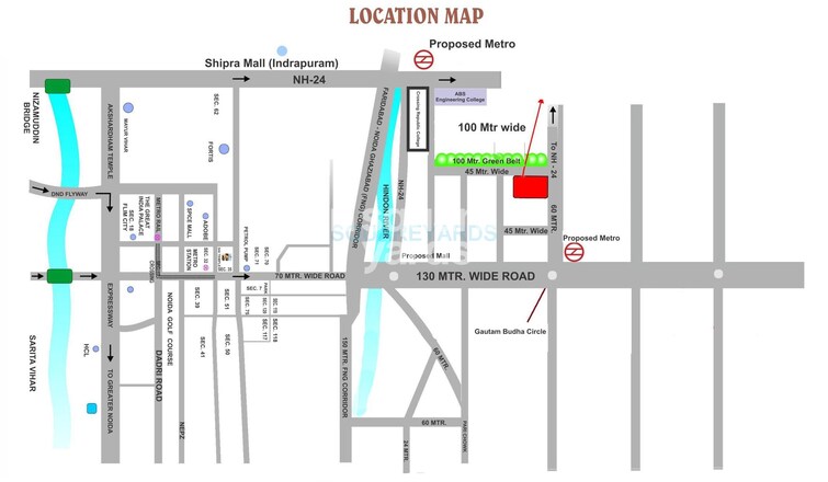 BSB Vaibhav Heritage Height Location Image
