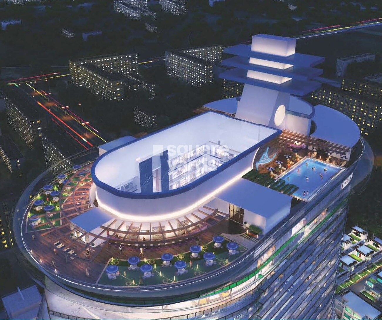 Cosmic Cruise Tower View