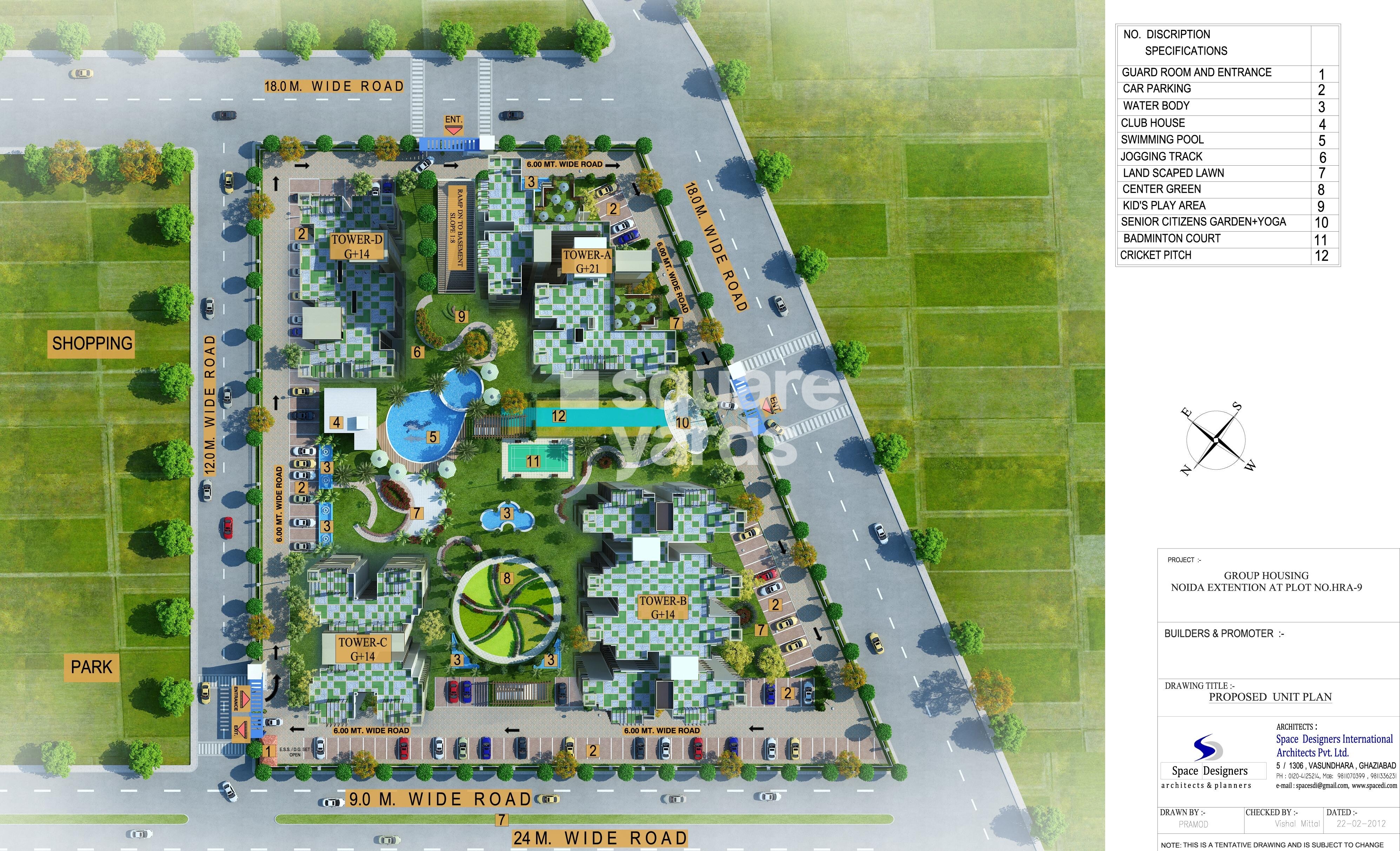 Cosmos Shivalik Homes Master Plan 1