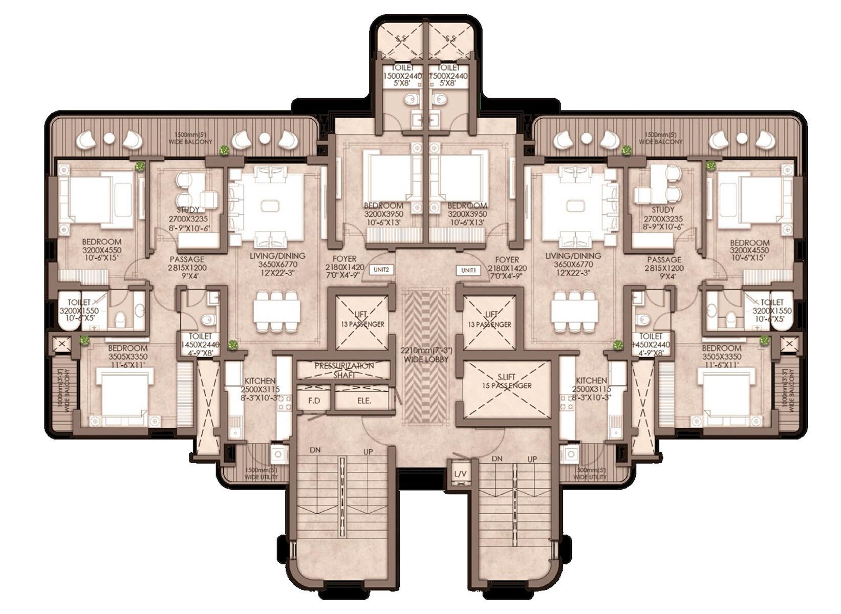 CRC Maesta Floor Plans 1