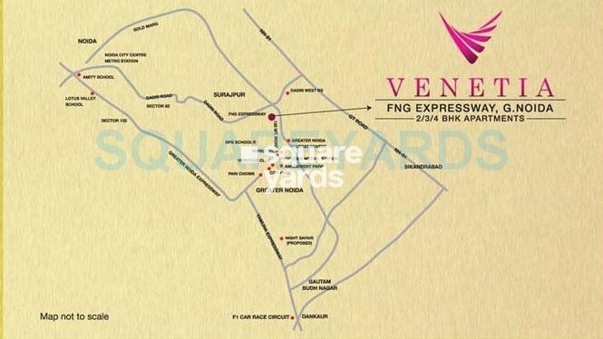 Divyam Venetia Heights Location Image
