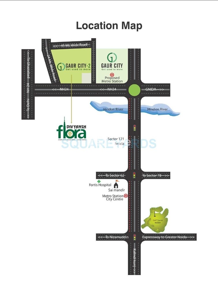 Divyansh Flora Location Image