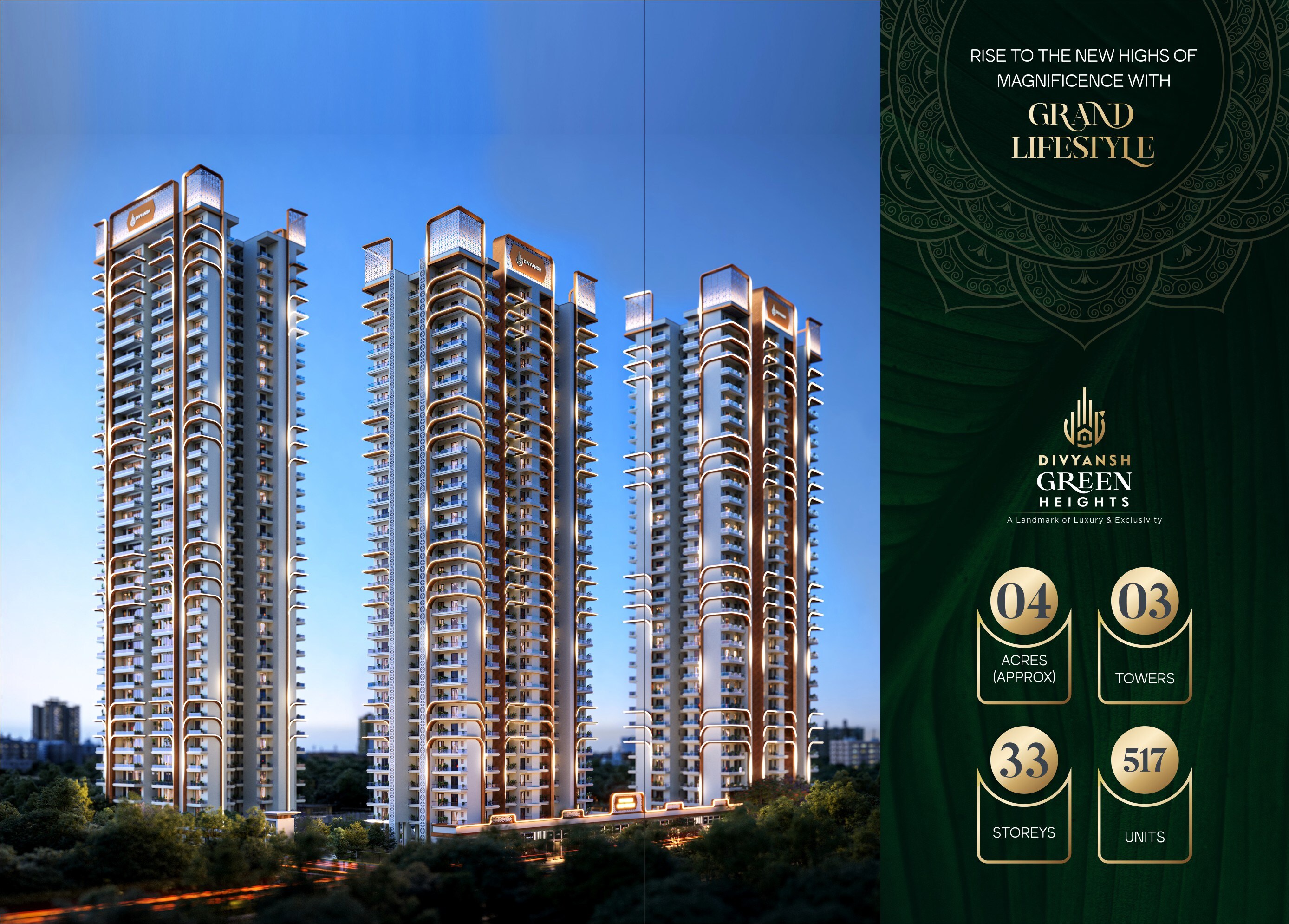 Divyansh Green Heights Apartment Exteriors