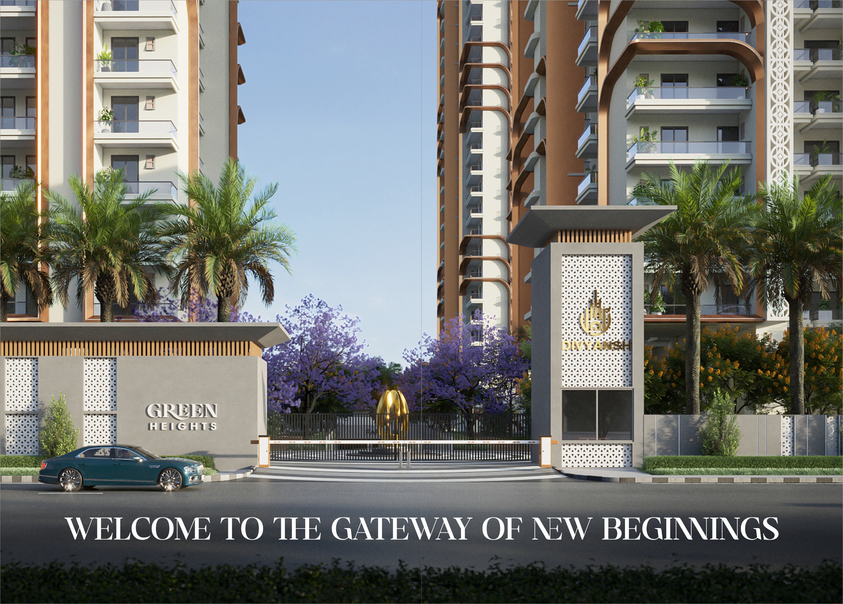 Divyansh Green Heights Entrance View