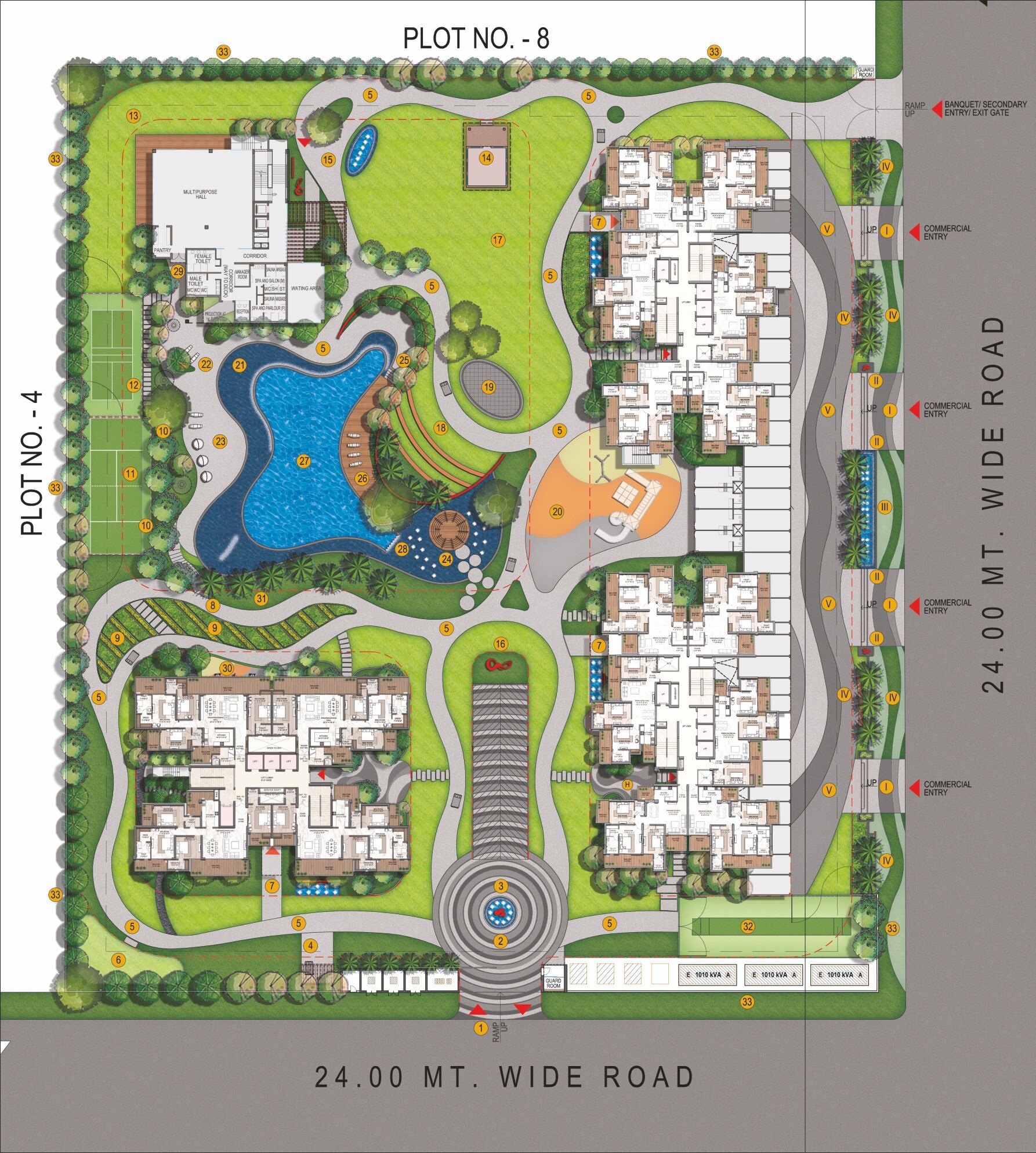 Divyansh Green Heights Master Plan Image