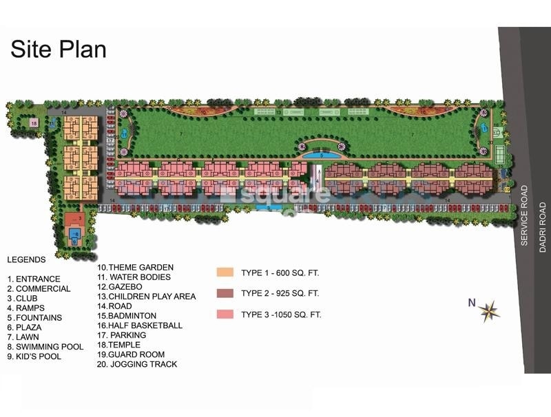 Ekdant Rawal Residency Master Plan 1