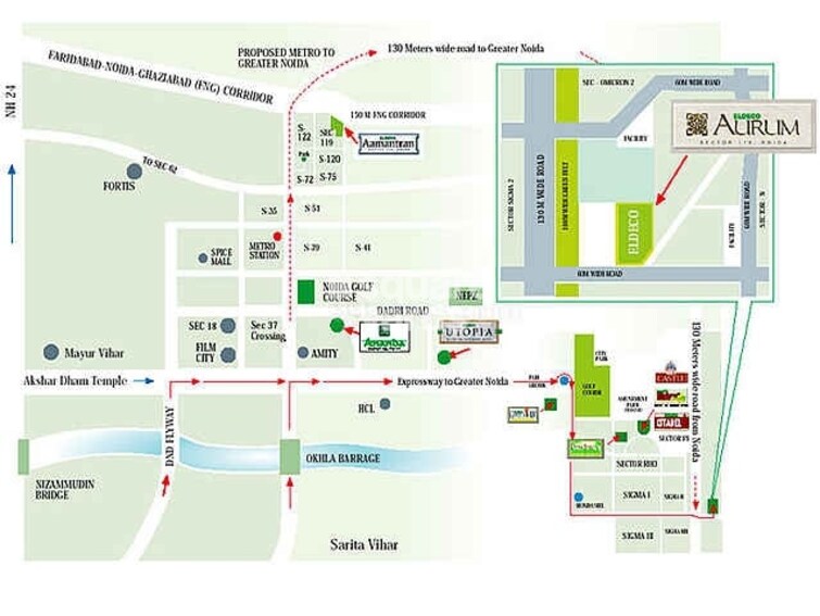 Eldeco Aurum Location Image