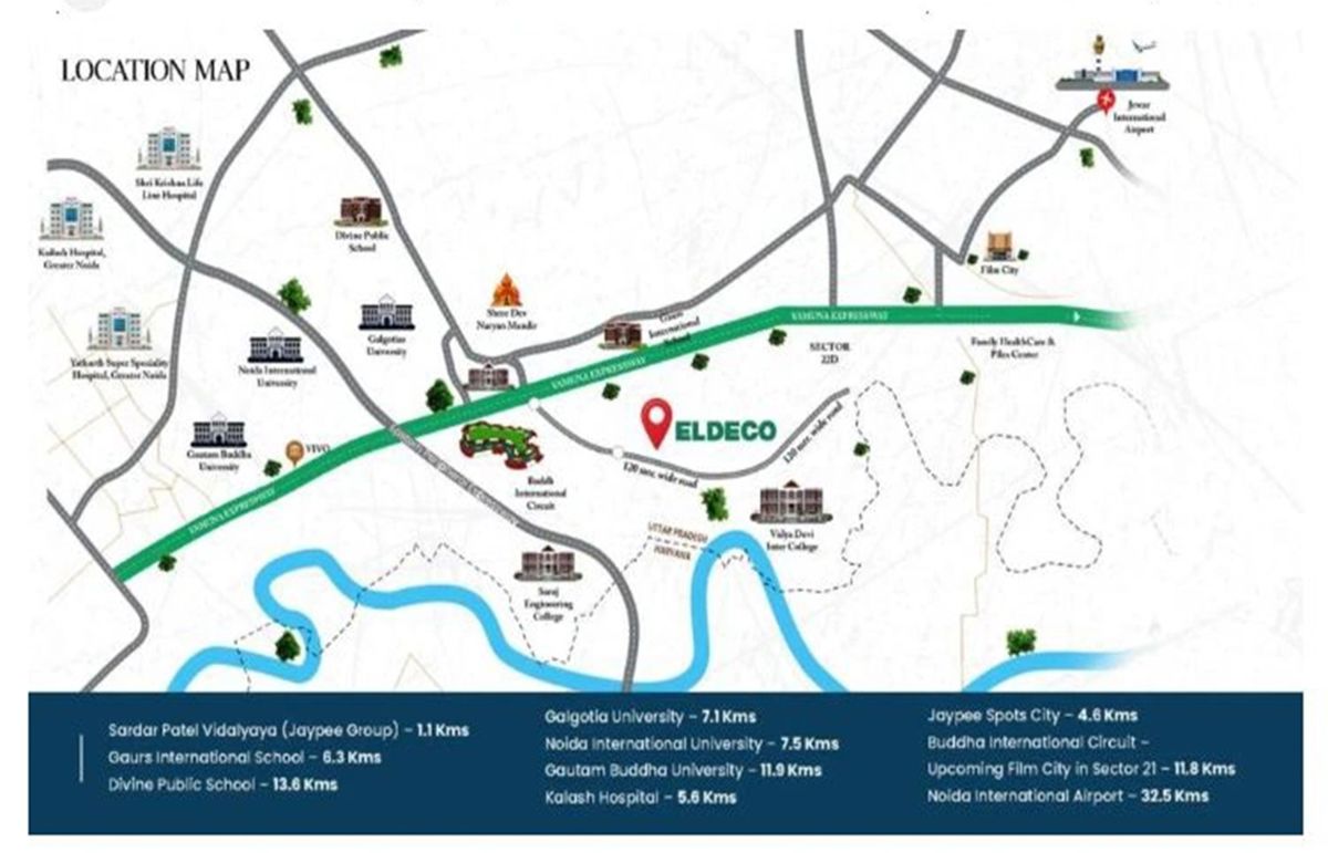 Eldeco Echoes Of Eden Location Image