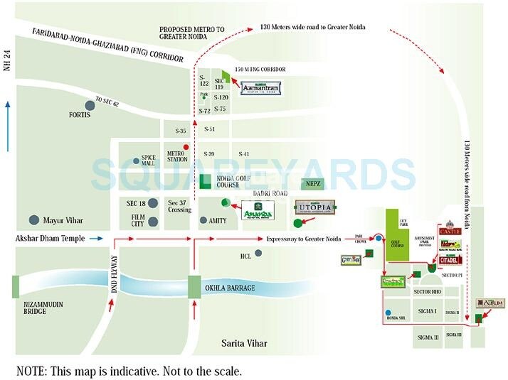 Eldeco Riviera Location Image
