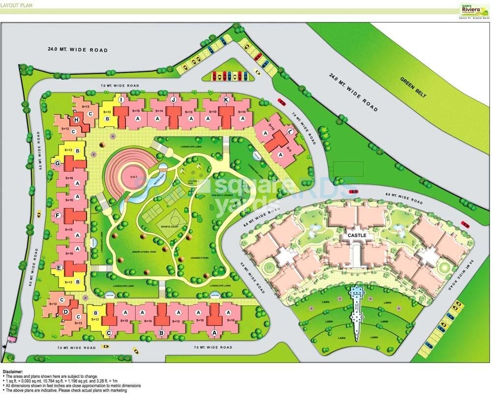 Eldeco Riviera Master Plan Image