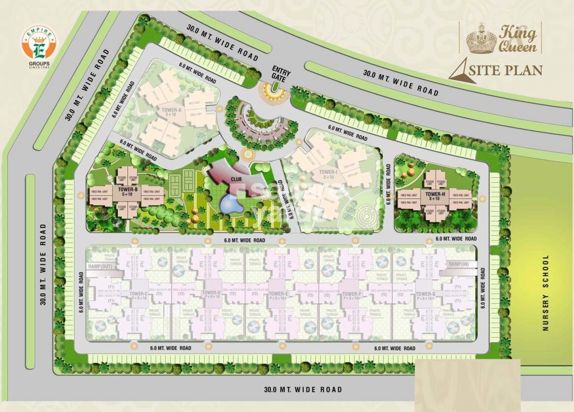 Empire King And Queen Tower Master Plan Image