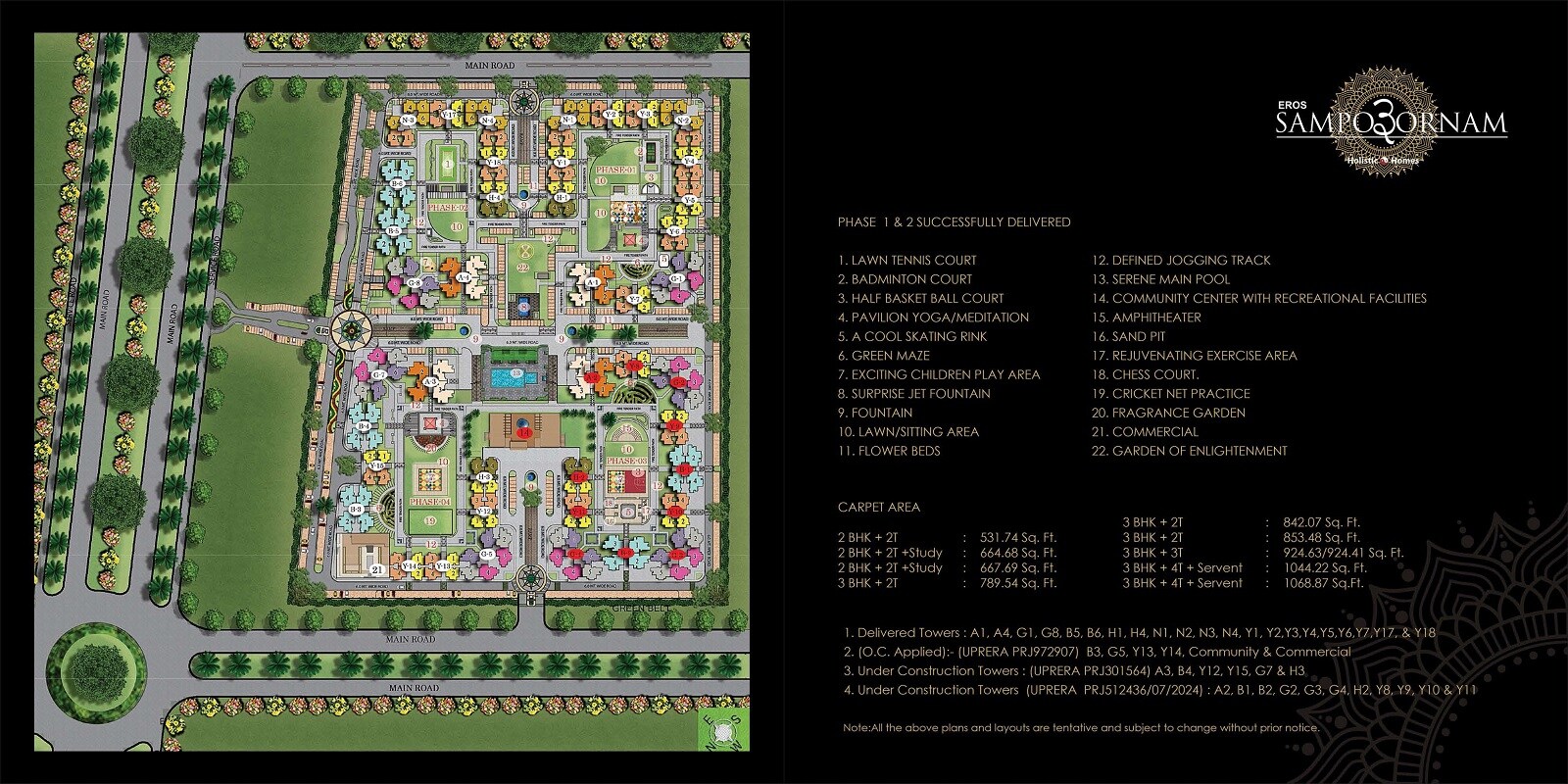 Eros Sampoornam III Master Plan 1