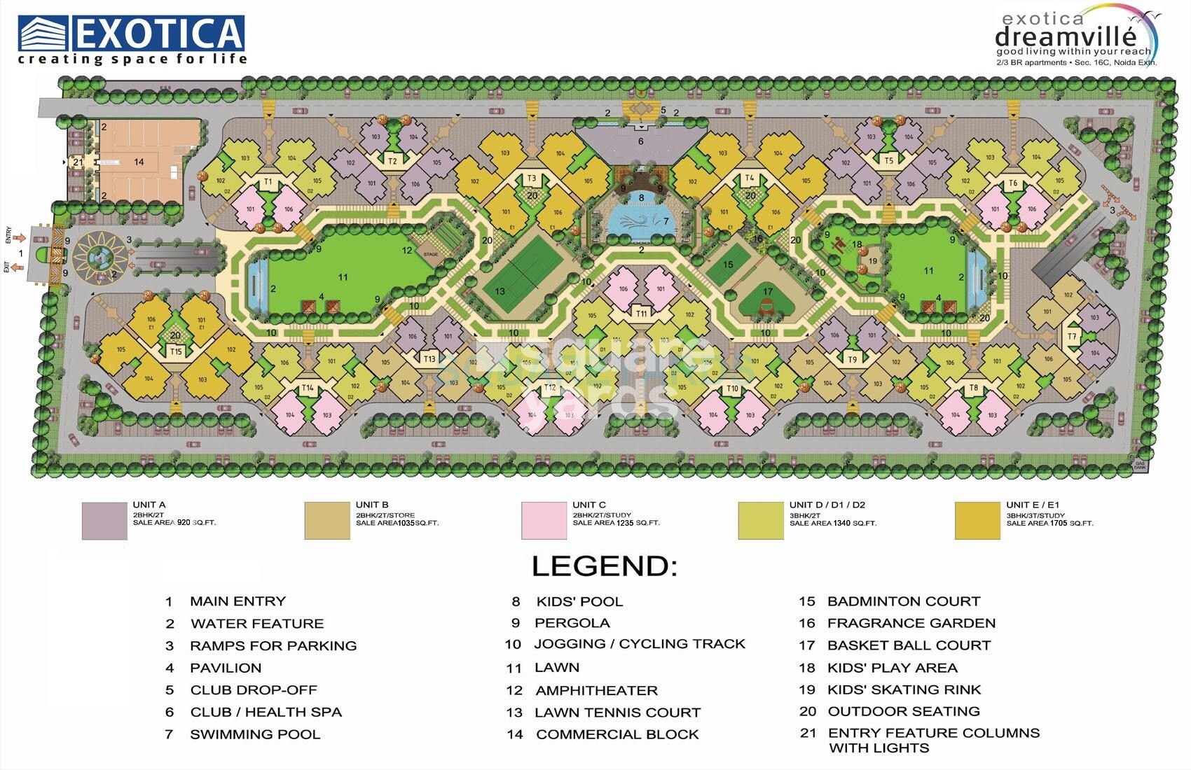 Exotica Dreamville Master Plan Image