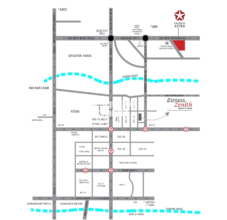 Express Astra Location Image