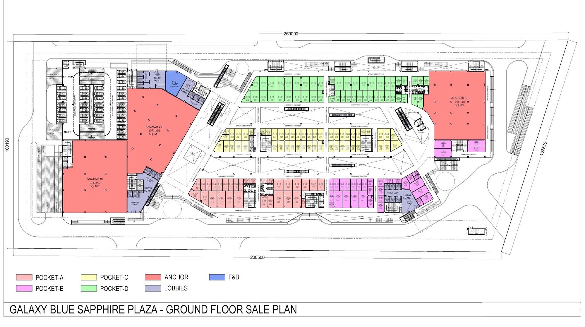 Galaxy Blue Sapphire Plaza