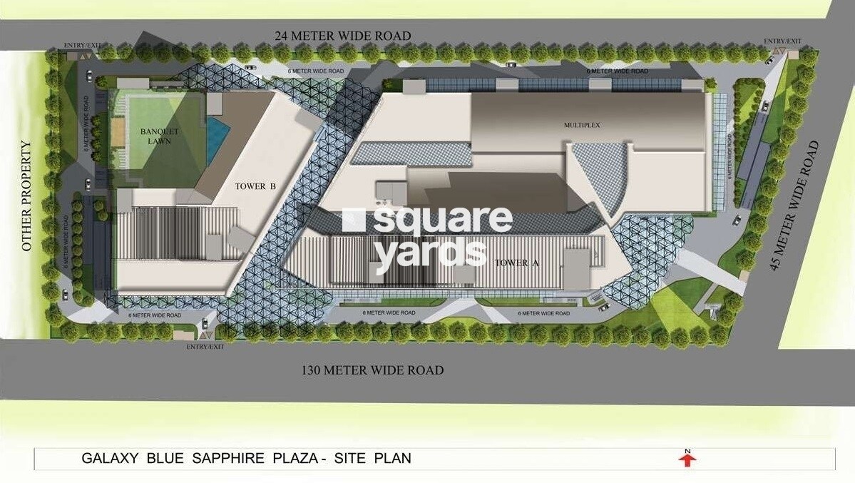 Galaxy Blue Sapphire Plaza