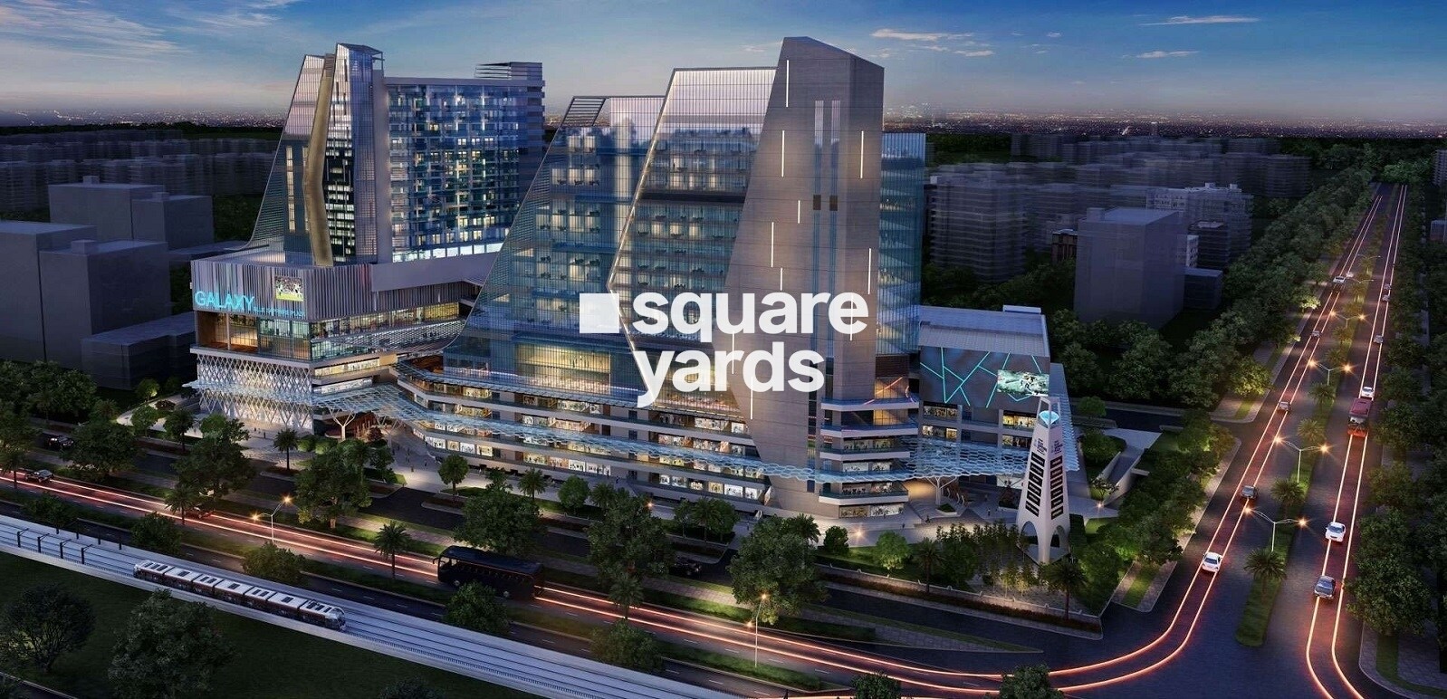 Galaxy Blue Sapphire Plaza Tower View 1