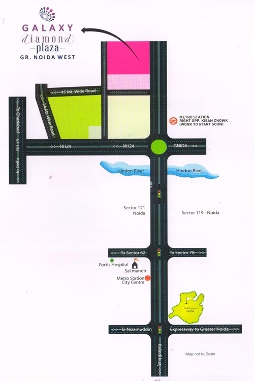 Galaxy Diamond Plaza Location Image