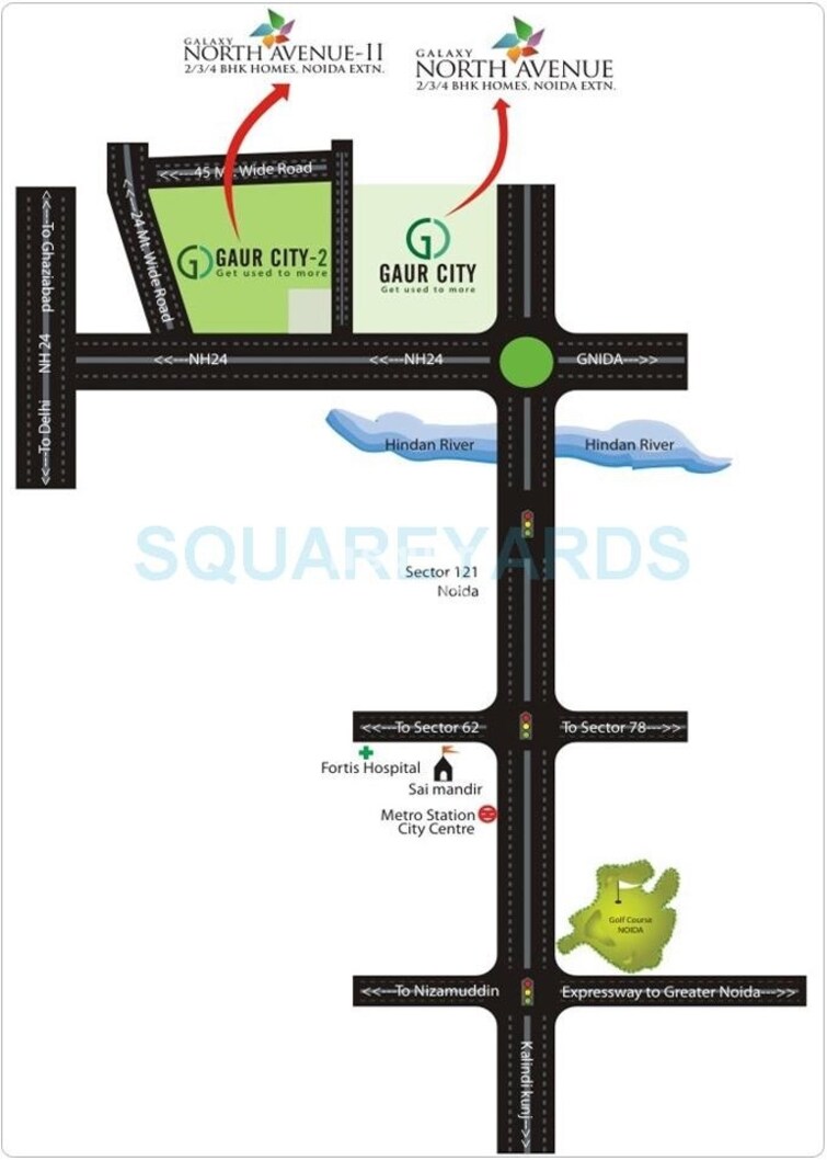 Galaxy North Avenue ll Location Image