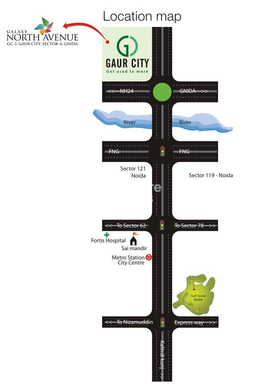 Galaxy North Avenue Location Image