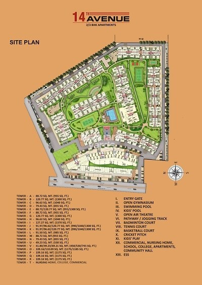 Gaur 14th Avenue High Street Master Plan 1