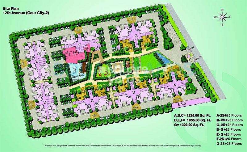 gaur city 2 12th avenue master plan image1