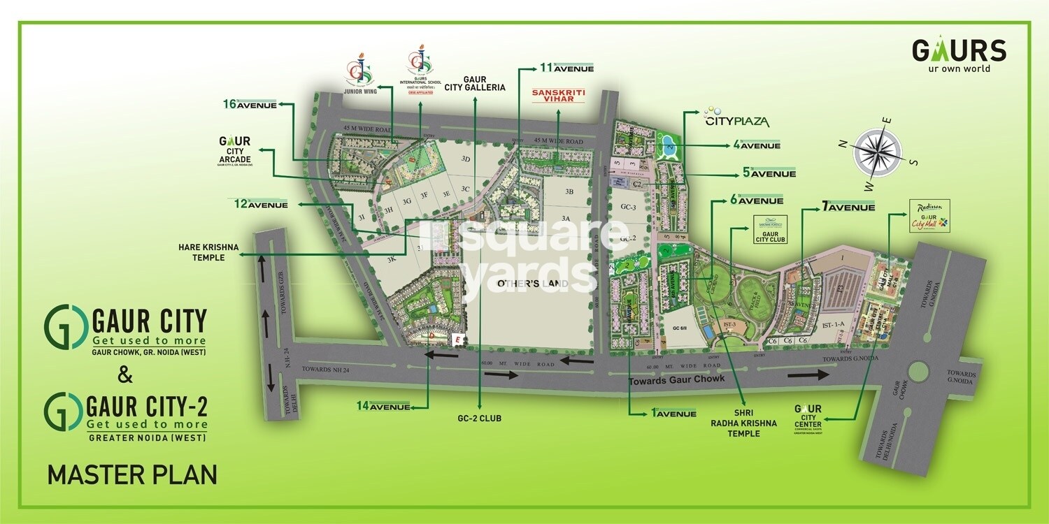 Gaur City 2 Master Plan Image