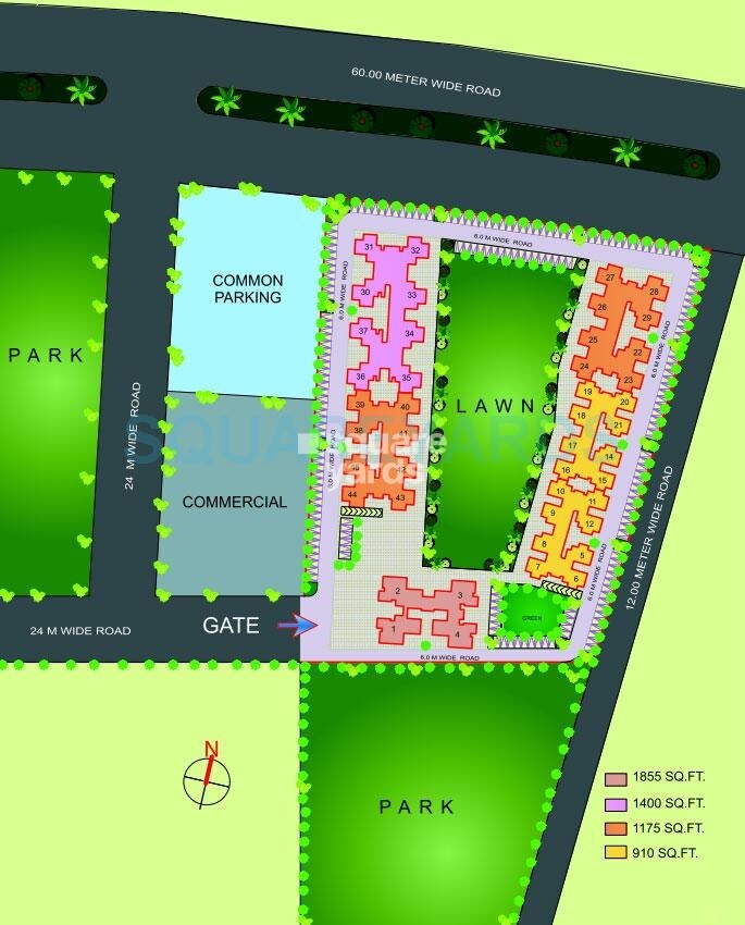 Gaur City 4th Avenue Master Plan 1