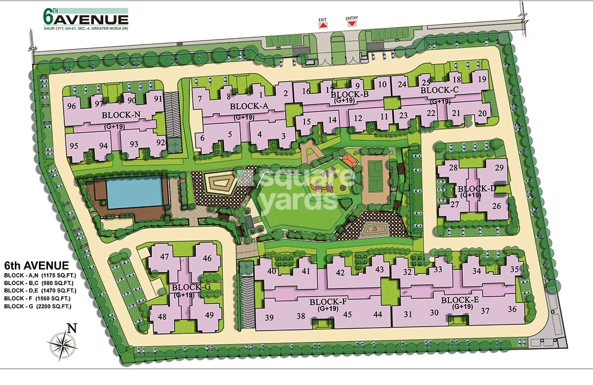 Gaur City 6th Avenue Master Plan 1