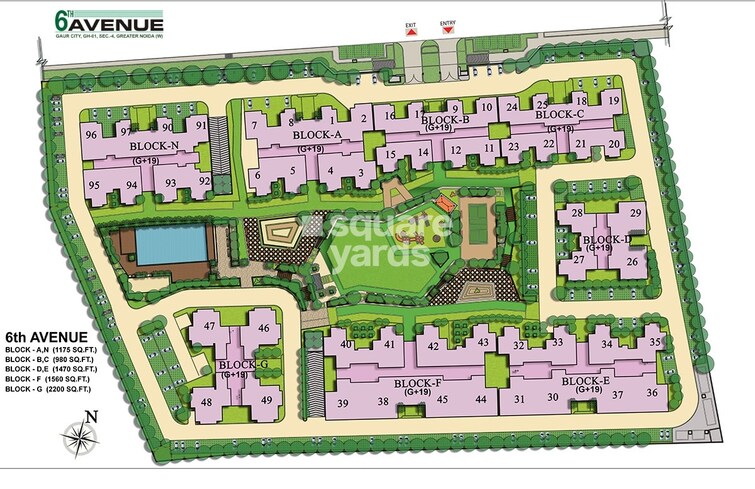 Gaur City 6th Avenue Master Plan Image 1