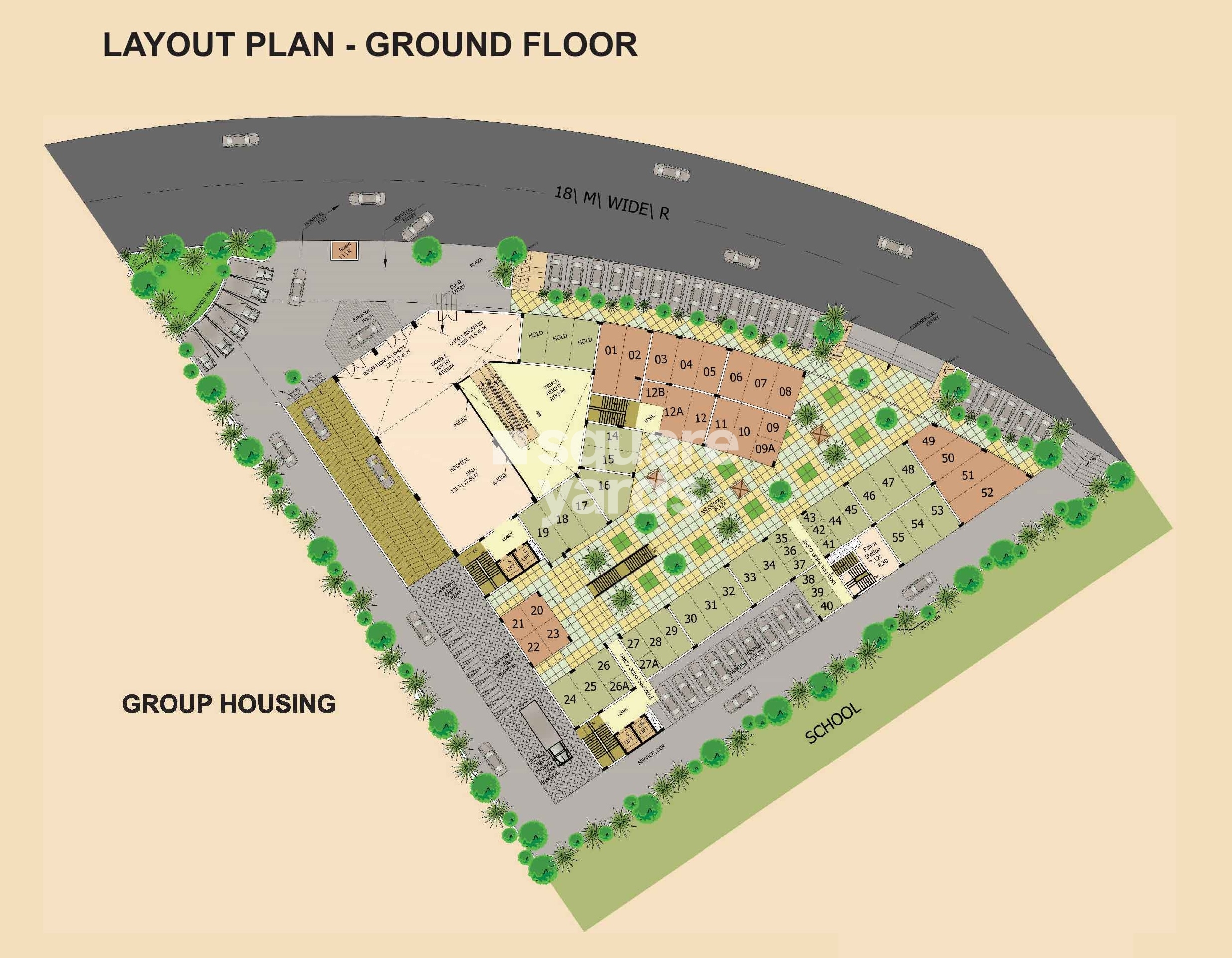 Gaur City Arcade Floor Plans