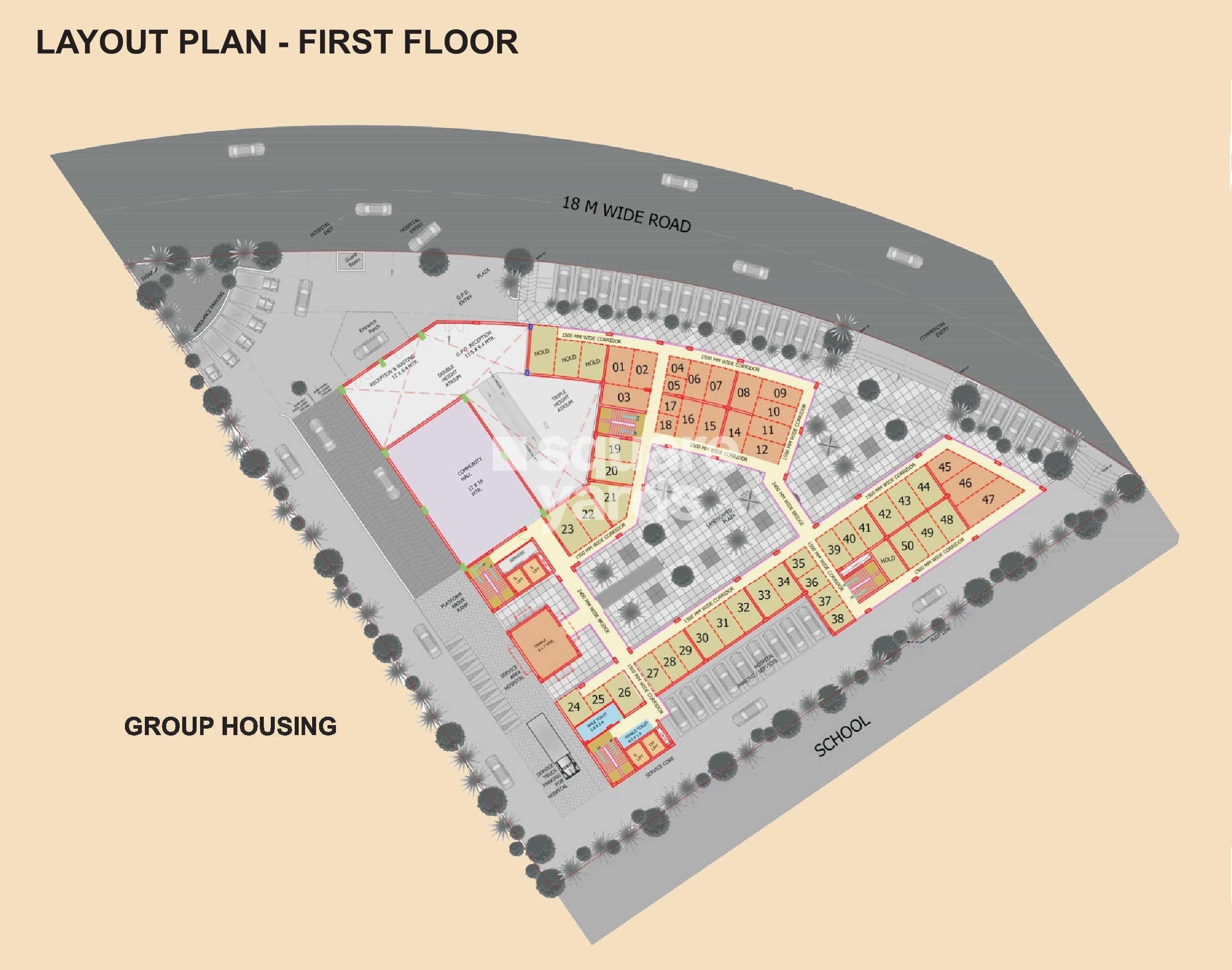 Gaur City Arcade Floor Plans