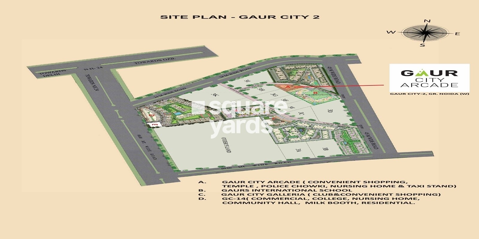 Gaur City Arcade Master Plan 1